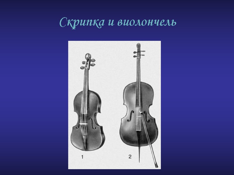 Скрипка и виолончель